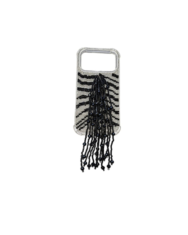 Embroidery iPhone Cover Black