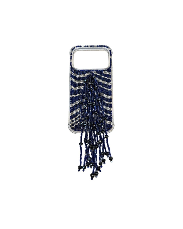 Embroidery iPhone Cover Navy